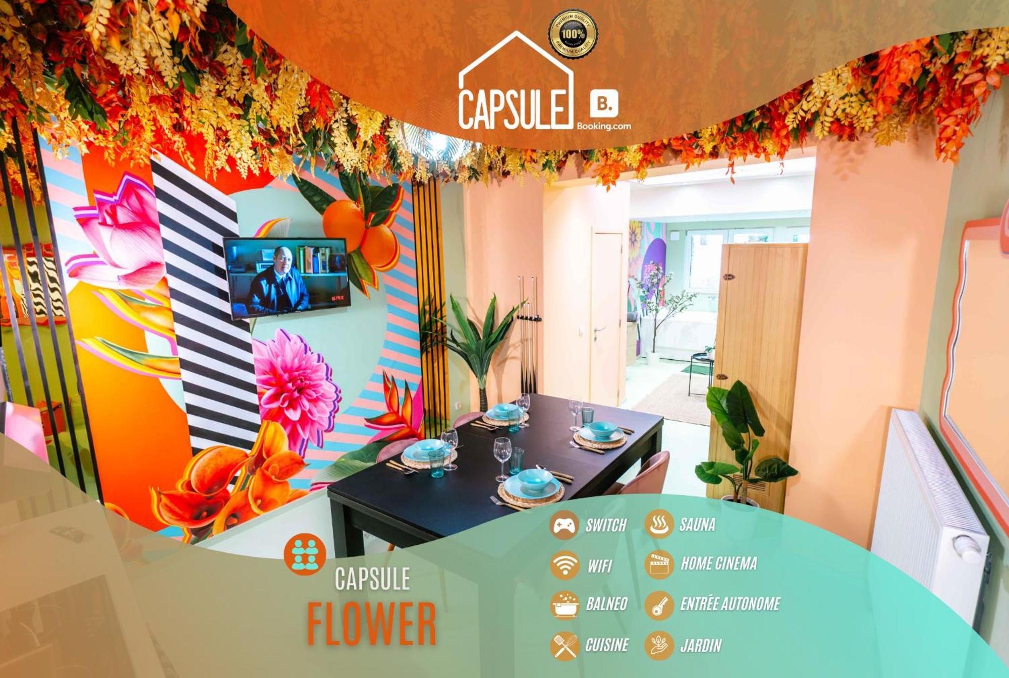 Capsule Flower - Balneo - Cinema - Billard - Nintendo Switch - Mons Centre Exteriér fotografie